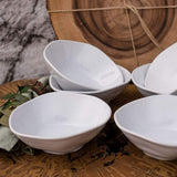 RYO 12 Piece White Dinner Soup Bowl Set