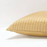 Solid 100% Polyester Dusty Gold Polyfilled Pillow