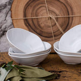 RYO 12 Piece White Dinner Soup Bowl Set