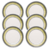 Actual 6 Piece Dinner Plate Set