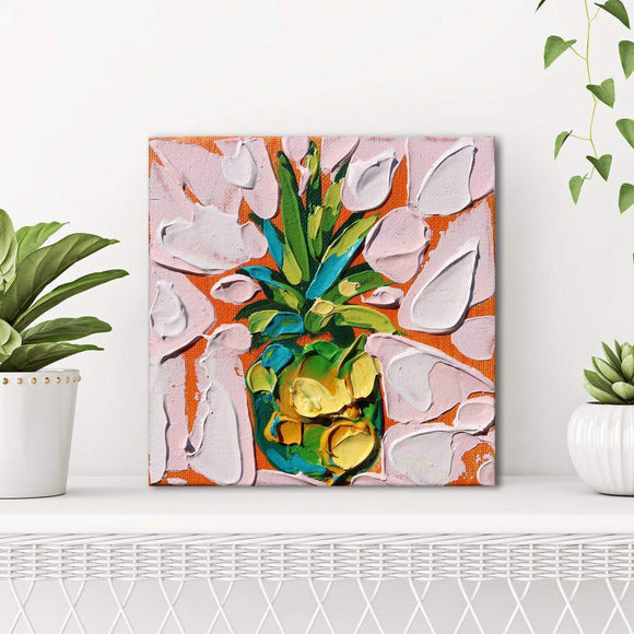 Pineapple Mini II by Sarah LaPierre Wrapped Canvas Wall Art