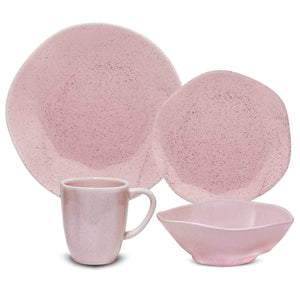 RYO 16 Piece Pink Dinnerware Set