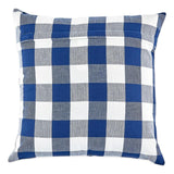 Blue Buffalo Check Pillow Cover Set of 4