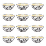 12 Piece Dinner Soup Bowl Set