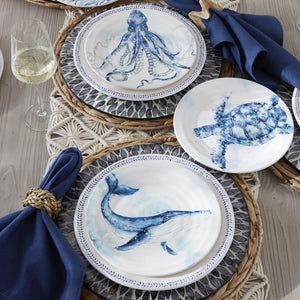 Pier 1 Sea Adventure Salad Plates, Set of 4