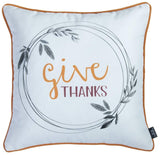 Thanksgiving Pie Set of 4 Multicolor Throw Pillow Covers